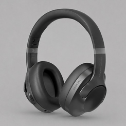 Беспроводные накладные наушники Stereo Ultra ANC, BT 5.4, ANC/ENC, 500мАч, черный