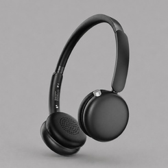 Беспроводные накладные наушники Stereo Light, BT 5.4, 300 мАч, черный