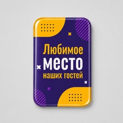 Объемный стикер из эпоксидной смолы на дверь вертикальный, белый