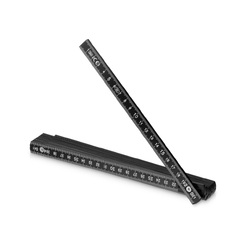 Складная линейка «Plank», 2 м, черный