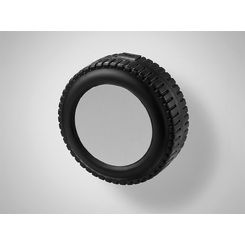 Набор из 25 инструментов «Tire», черный/серебристый