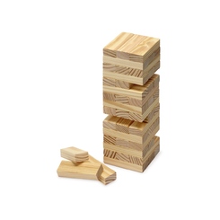 Игра из дерева «Big Tower 48», бежевый