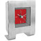 красный, серебристый