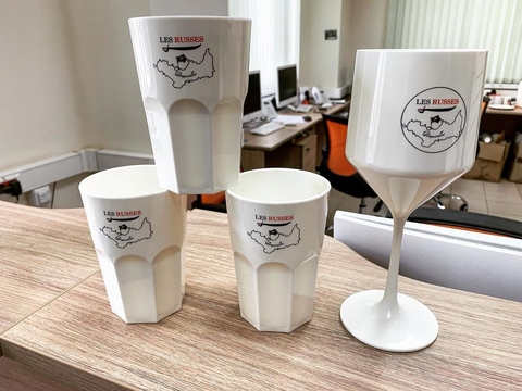 Печать на итальянских стаканах nipco