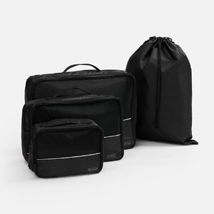 Дорожный набор сумок noJumble 4 в 1, черный