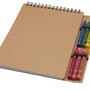 Блокнот А5 «Doodle» с восковыми мелками