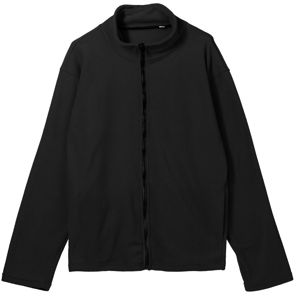 Куртка флисовая унисекс Manakin, черная, размер XL/XXL