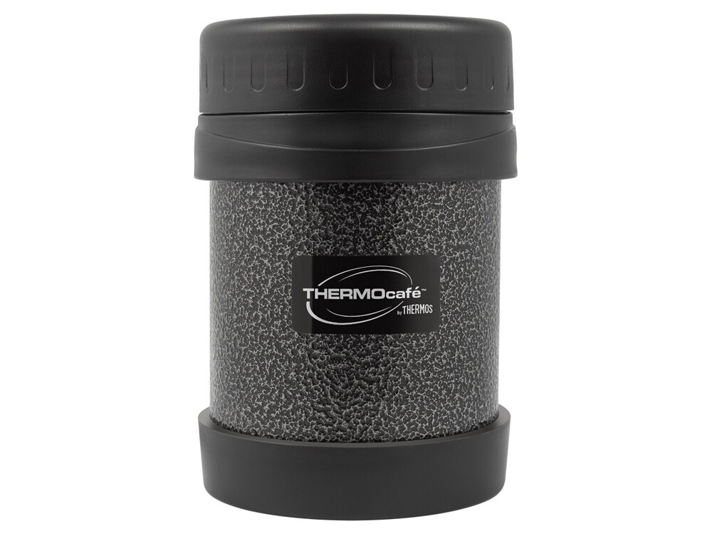 Термос для еды ThermoCafe by Thermos HAMJNL-350FJ Hammertone, серый