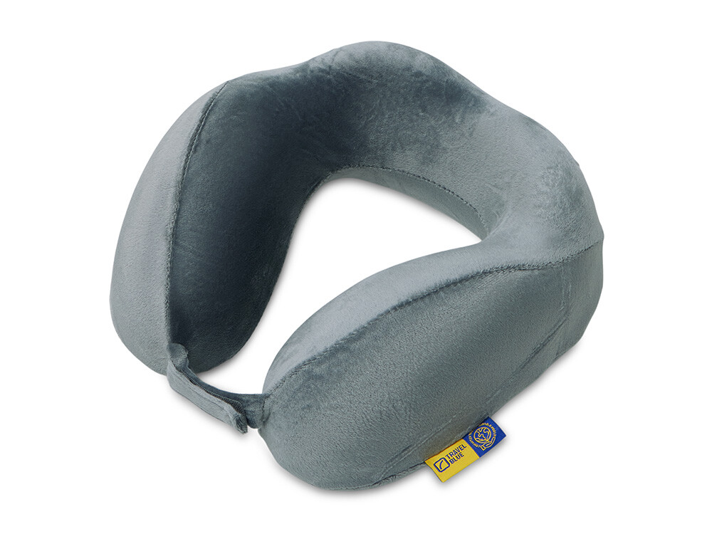Подушка для путешествий с эффектом памяти «Tranquility Pillow», серый