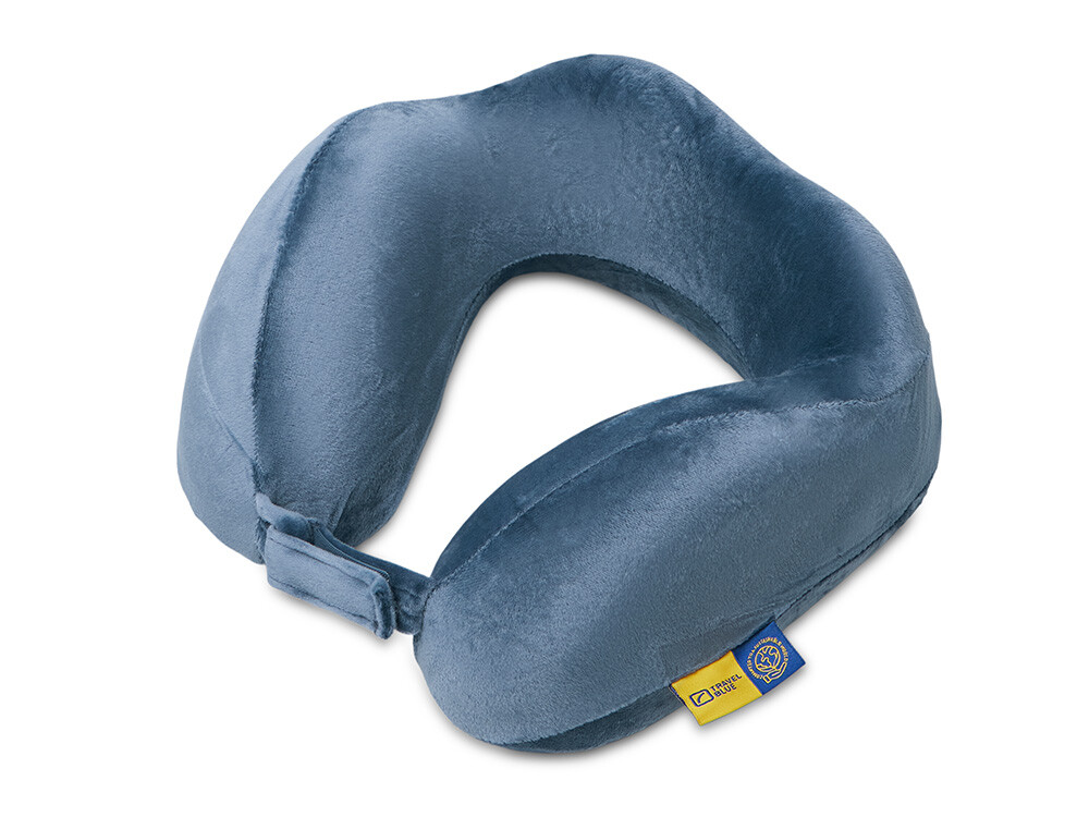 Подушка для путешествий с эффектом памяти «Tranquility Pillow», синий