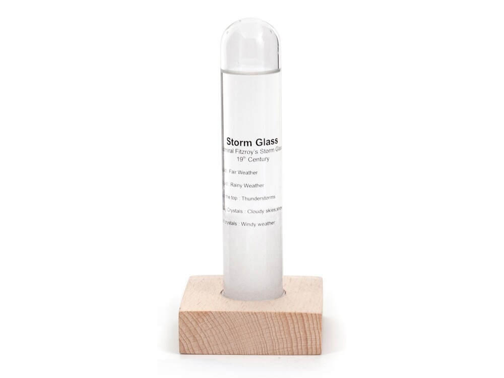 Предсказатель погоды «Storm Glass», прозрачный, натуральный