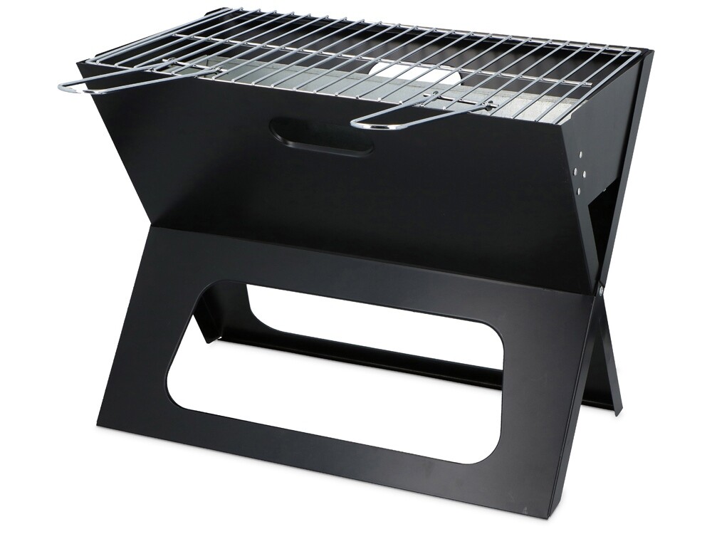 Складной переносной мангал для BBQ «Mangal», черный