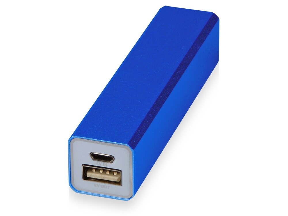 Внешний аккумулятор «Брадуэлл», 2200 mAh, синий/белый