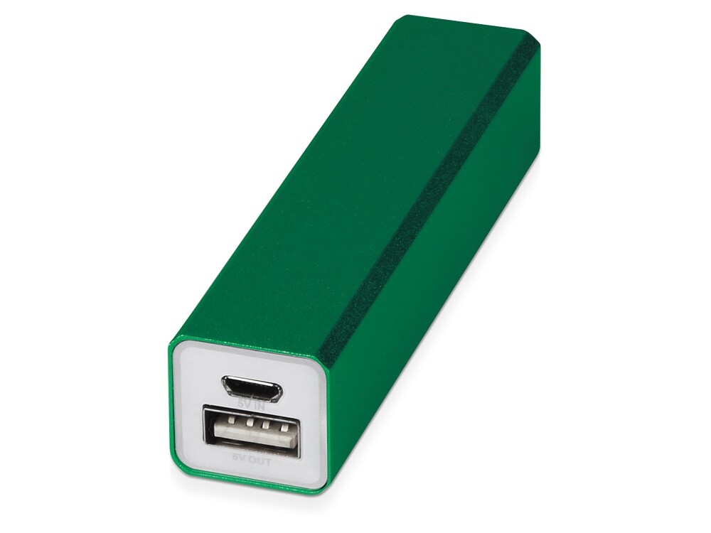 Внешний аккумулятор «Брадуэлл», 2200 mAh, зеленый