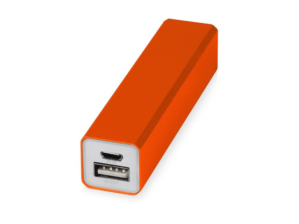 Внешний аккумулятор «Брадуэлл», 2200 mAh, оранжевый