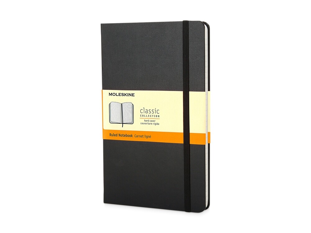 Записная книжка А5 (Large) Classic (в линейку), черный