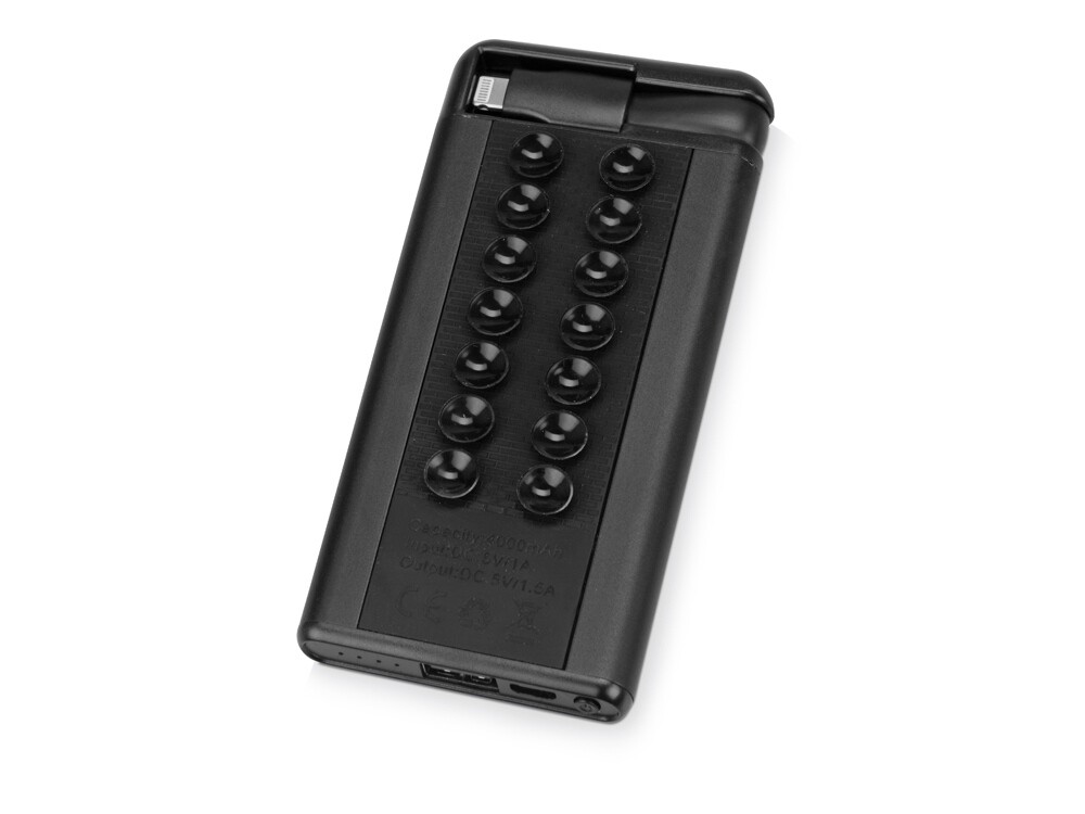 Внешний аккумулятор «Octopus», 4000 mAh, черный