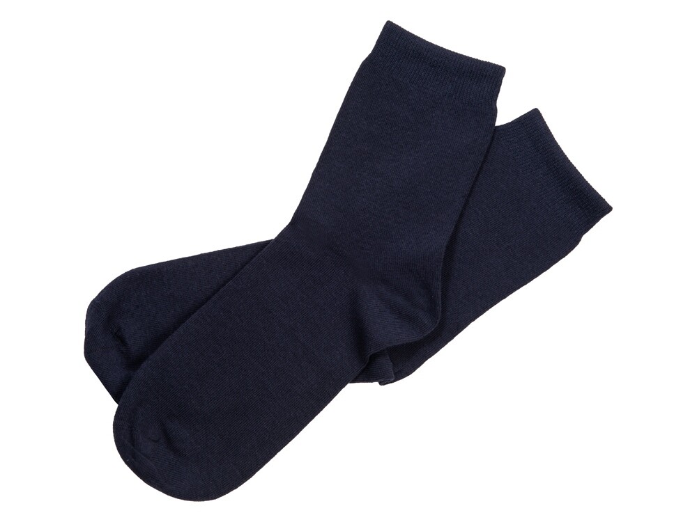 Носки однотонные «Socks» мужские, темно-синий