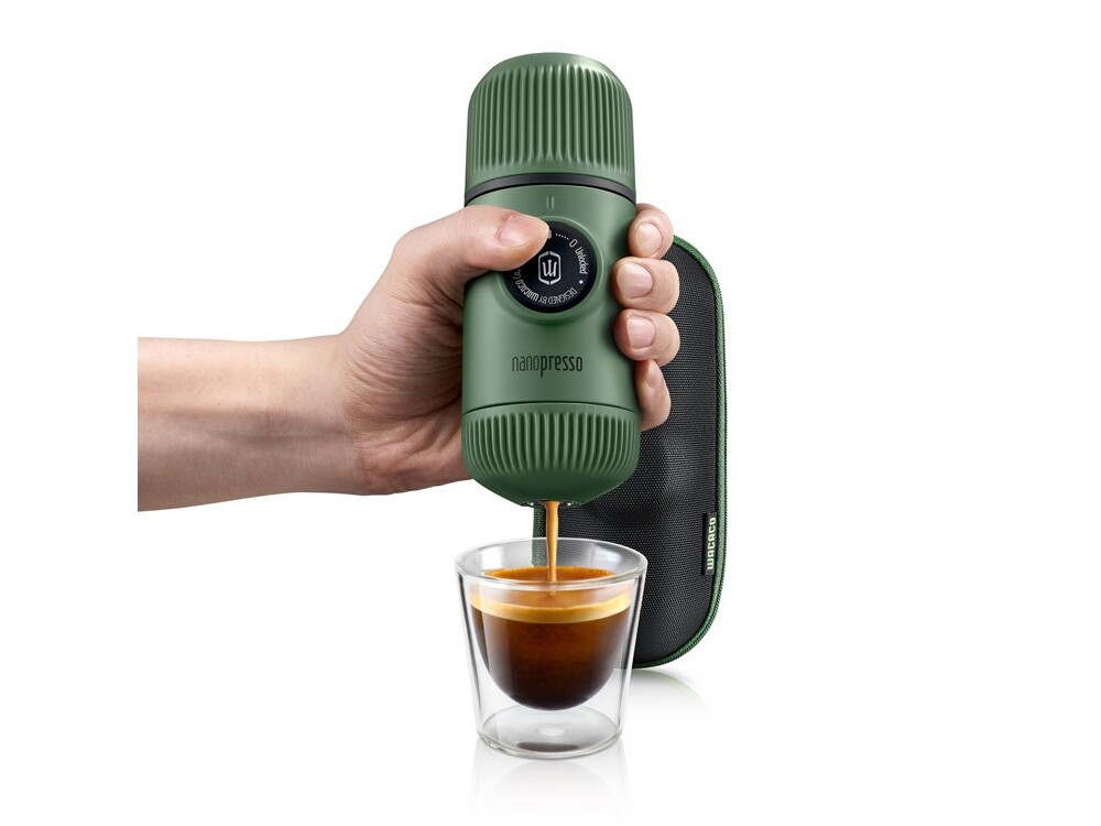 Ручная мини кофемашина «Nanopresso Elements», зеленый