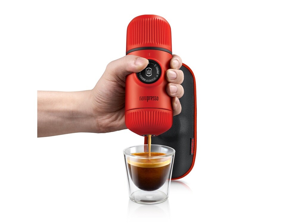 Ручная мини кофемашина «Nanopresso Elements», красный