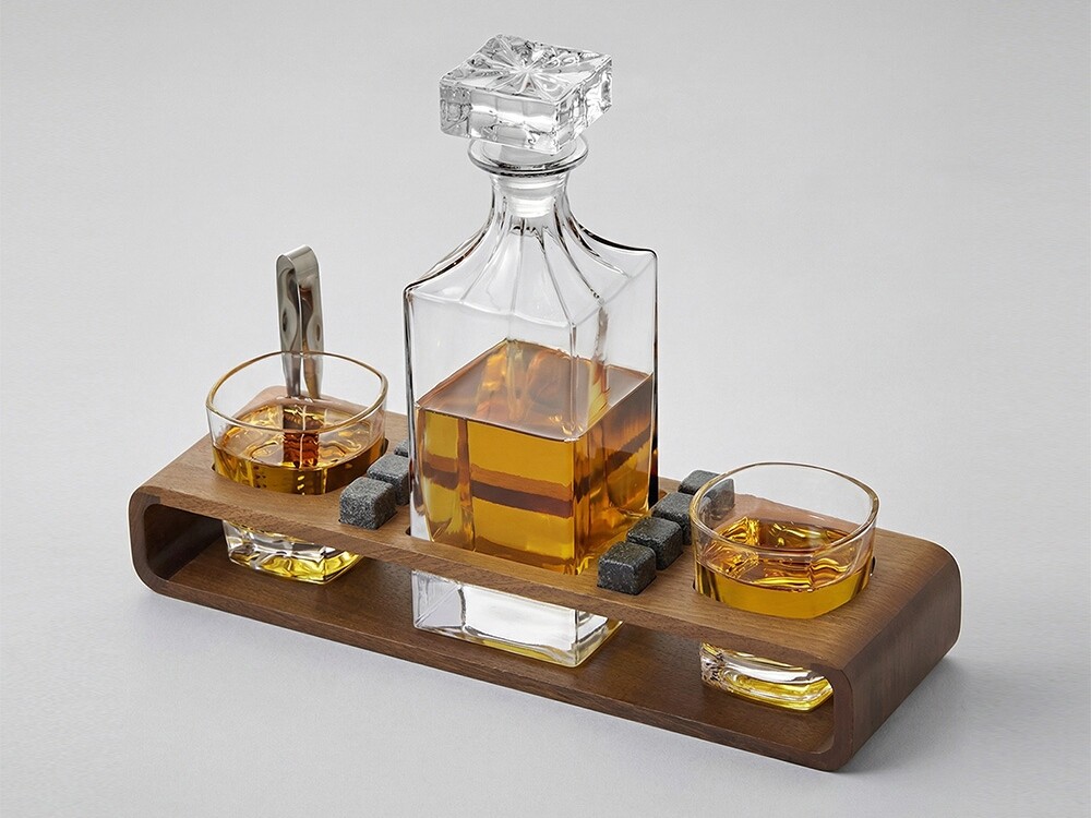 Подарочный набор для виски «Whiskey Wonder», коричневый, прозрачный